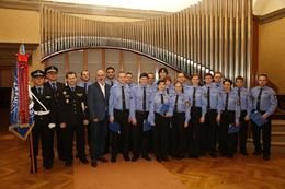 Vyřazení nových strážníků MP Plzeň