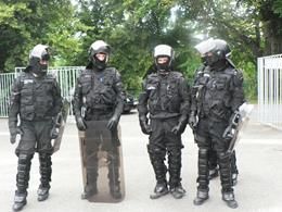 Výcvik pořádkové jednotky městské policie